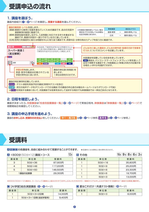 2025夏期講習案内書_西日本版